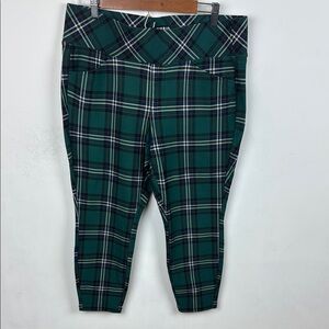 Torrid Green Plaid Leggings
